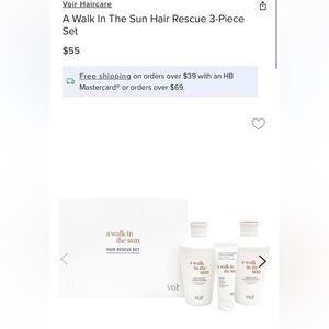 Voir Haircare

A Walk In The Sun Hair Rescue 3-Piece Set